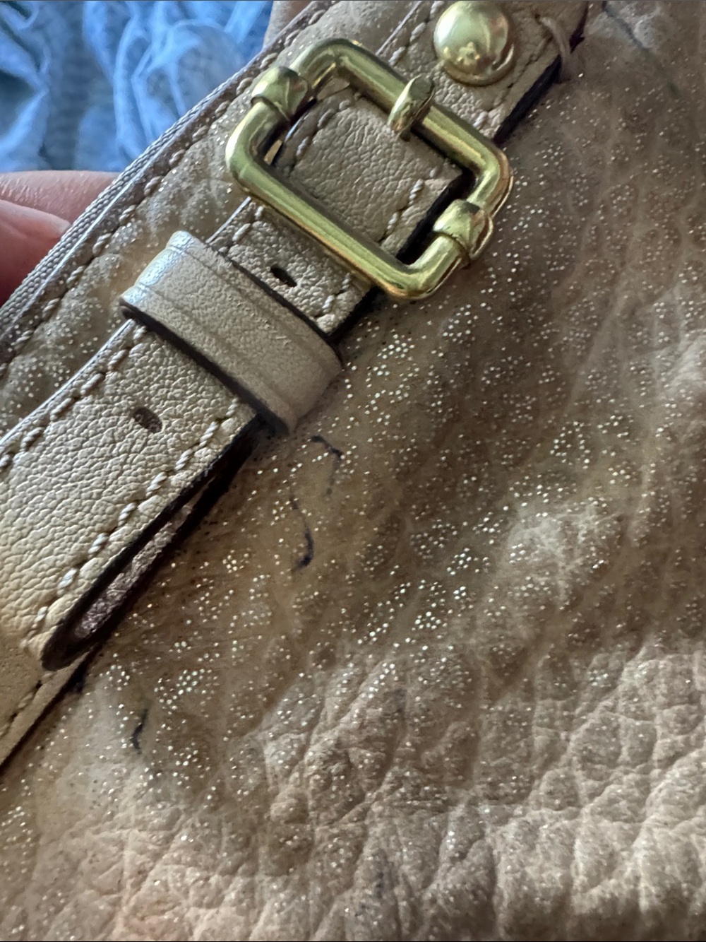 Coach Tan Leather Satchel with Gold Hardware - Picture 7 of 14